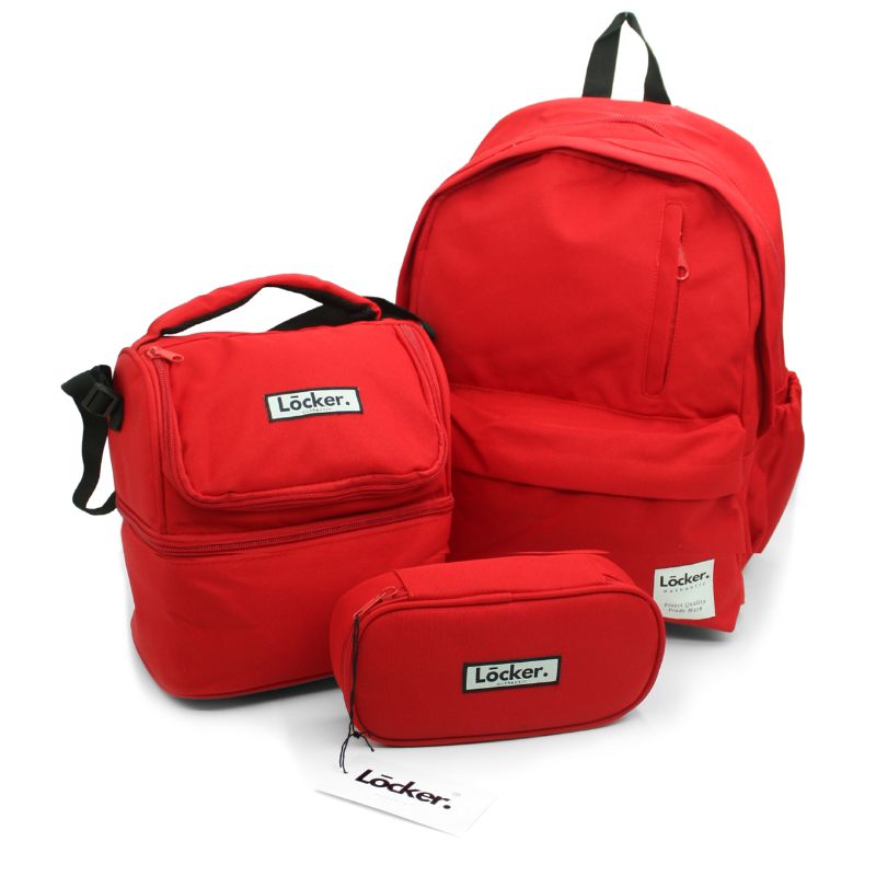 Locker Plus Red Set
