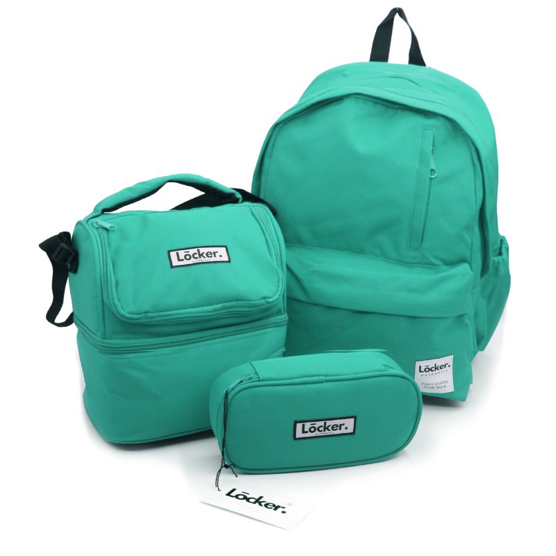 Locker Plus Aqua Green Set