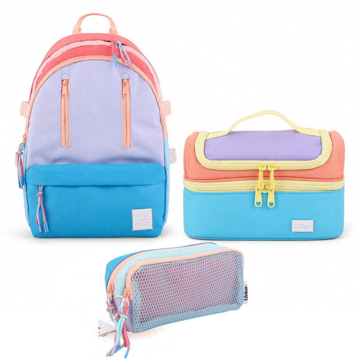 Locker CANDY POP Set - Lavender & Blue